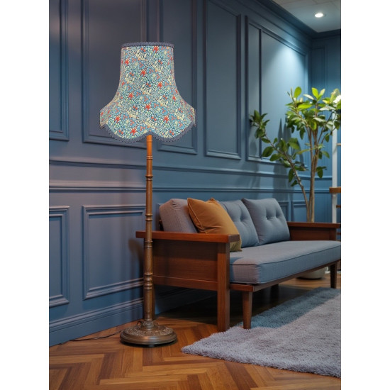 William Morris Snakeshead Blue Modern Lampshade
