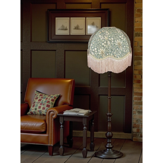 William Morris Snakeshead Forest Green Coffee Dome Lampshade