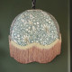 William Morris Snakeshead Forest Green Gold Dome Lampshade