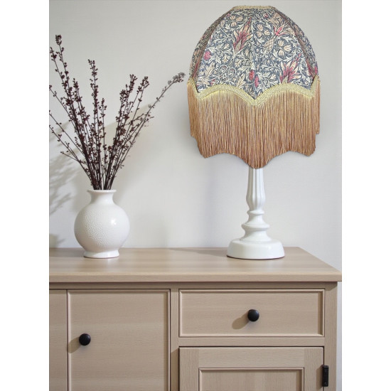 William Morris Snakeshead Mocha Parachute Dome Lampshade