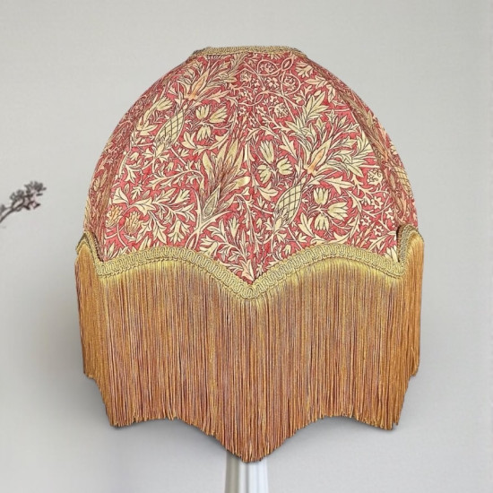 William Morris Snakeshead Wine Parachute Dome Lampshade