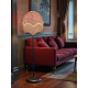 William Morris Strawberry Thief Crimson Gold Parachute Dome Lampshade