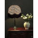 William Morris Strawberry Thief Ebony Black Dome Lampshade