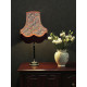 William Morris Strawberry Thief Ebony Orange Lampshade