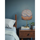 William Morris Strawberry Thief Navy Dome Lampshade