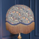 William Morris Strawberry Thief Navy Dome Lampshade