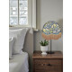 William Morris Strawberry Thief Navy Slate Dome Lampshade