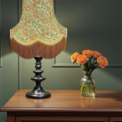William Morris Strawberry Thief Sage Gold Lampshade