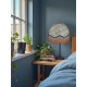 William Morris Violet and Columbine Navy Dome Lampshade
