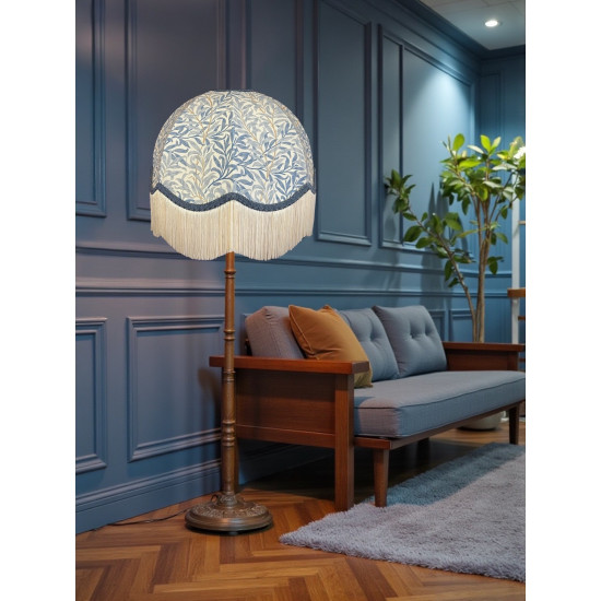 William Morris Willow Bough Azure Dome Lampshade