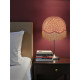 William Morris Willow Bough Crimson Dome Lampshade