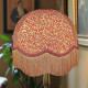 William Morris Willow Bough Crimson Dome Lampshade