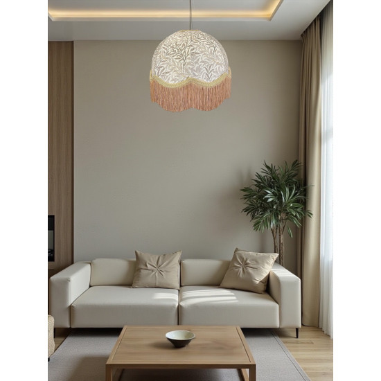 William Morris Willow Bough Natural Gold Dome Lampshade