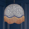 William Morris Willow Bough Navy Dome Lampshade