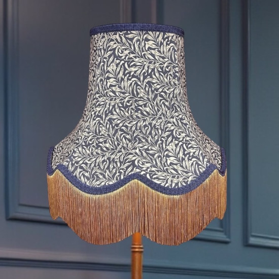 William Morris Willow Bough Navy Lampshade