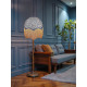 William Morris Willow Bough Navy Parachute Dome Lampshade