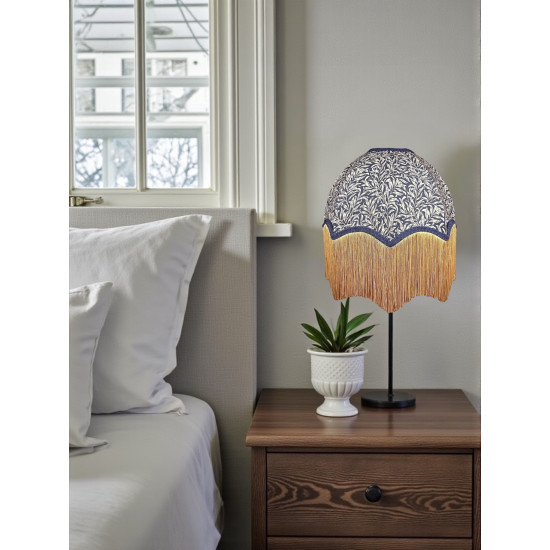 William Morris Willow Bough Navy Parachute Dome Lampshade
