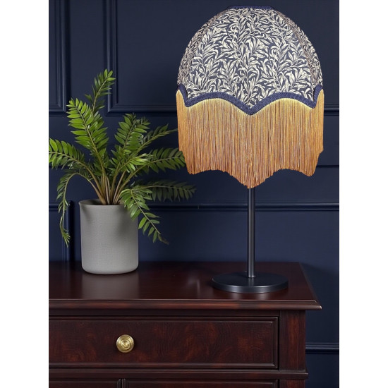 William Morris Willow Bough Navy Parachute Dome Lampshade